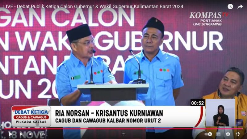 Debat Kandidat Ketiga Paslon 02 Lebih Unggul